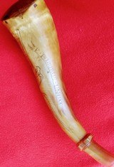 Civil War Powder Horn of Wm. A Todd 71st Pennsylvania Volunteers - 6 of 8