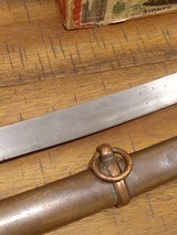 Confederate Cavalry Sword with Copper Scabbard - 2 of 14