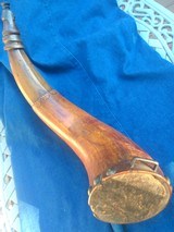 FRENCH & INDIAN WAR DATED 1760 POWDER HORN 18 INCH HORN PHINEAS STEVENS - 14 of 15
