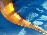 FRENCH & INDIAN WAR DATED 1760 POWDER HORN 18 INCH HORN PHINEAS STEVENS - 13 of 15