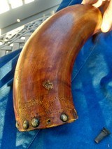 FRENCH & INDIAN WAR DATED 1760 POWDER HORN 18 INCH HORN PHINEAS STEVENS - 15 of 15
