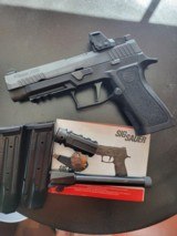 Sig P320X Romeo1 Pro w/ extra threaded barrel & brake - 3 of 8