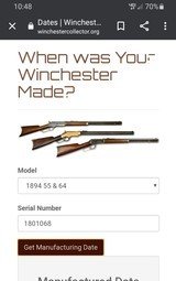 Winchester 94 1894 32win 32 pre-64 1951 - 9 of 9