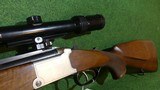Krieghoff Ultra O/U shotgun rifle combo 30-06 12GA 25" Nickel 3-12x56 - 3 of 6