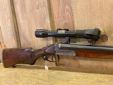 S/S Shotgun Merkel from 1980, Cal. 16 GA, incl. scope Karl Zeiss Jena DDR 4x32 - 4 of 5