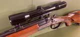 Outschar Ferlach Austria hammer O/U shotgun rifle combo 6,5x57R 16GA 2 3/4 - 3 of 10
