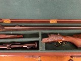 Barth O/U Shotgun Rifle Combo 6.5x52R / 16 GA 2 1/2, made in March 1948, Scope Zeiss Diatal 4x32 T* - 14 of 21
