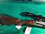 Sauer & Sohn SxS Shotgun Rifle Combo with extra barrel set, 7x57R / 16 GA 2 1/2; Scope Hensoldt Diatal 4x32 - 6 of 8
