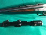 Sauer & Sohn SxS Shotgun Rifle Combo with extra barrel set, 7x57R / 16 GA 2 1/2; Scope Hensoldt Diatal 4x32 - 3 of 8