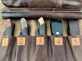 Limited Goodbye Linder (1908-2022) knife set with Leather roll & bag - 2 of 11