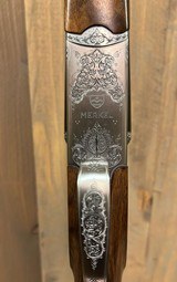 Brand new MERKEL 140AE 500 Nitro express. Beautiful wood Arabesque engraved by hand Perfect big game rifle. - 7 of 10