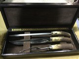 Randall Made Knives Cutlery Set - Rick Bowles Scrimshawed - 1 of 15