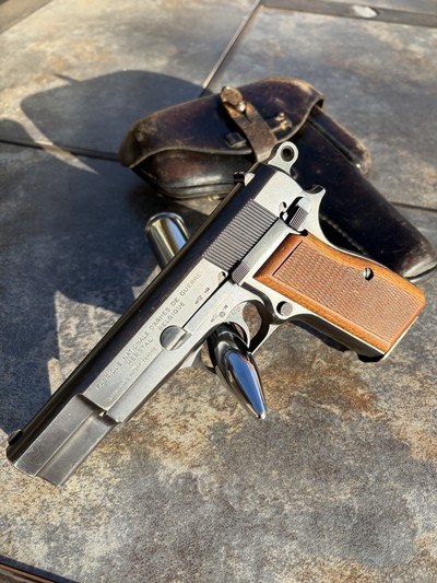 Hi Power German Police issue with matching holster - Image 1 of 10