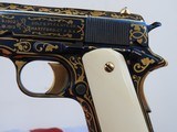 HAND ENGRAVED 24 Kt GOLD INLAID COLT
1911 BLACK ARMY - 5 of 15