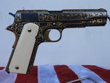 HAND ENGRAVED 24 Kt GOLD INLAID COLT
1911 BLACK ARMY - 3 of 15