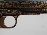 HAND ENGRAVED 24 Kt GOLD INLAID COLT
1911 BLACK ARMY - 7 of 15