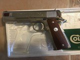 Colt Government Model Mark IVSeries 70 Nickel unfired. - 2 of 2
