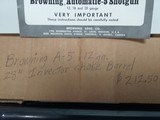USED BROWNING MODEL A512 GAUGE28 INCH INVECTOR BARREL WITH EXTRA BARREL AND CHOKE TUBES - 9 of 20