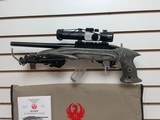 USED RUGER CHARGER 22 LONG RIFLE WITH
BI-POD AND MATCHDOT SCOPE AND EXTRA TRI-MAG 10 ROUND EACH - 5 of 15