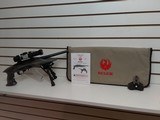 USED RUGER CHARGER 22 LONG RIFLE WITH
BI-POD AND MATCHDOT SCOPE AND EXTRA TRI-MAG 10 ROUND EACH - 15 of 15