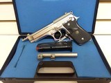 USED TAURUS MODEL PT92 9MM WITH EXTRA MAG and PORTED EXTENDED BARREL - 1 of 12