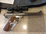 USED RUGER MODEL MARK II 22LONG RIFLE WITH ORIGINAL MANUAL AND SOFT CASE - 7 of 11