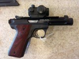 USED RUGER 22/45 22 LR WITH RED DOT SCOPE AND SOFT CASE - 5 of 10