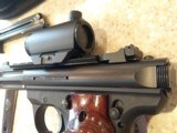 USED RUGER 22/45 22 LR WITH RED DOT SCOPE AND SOFT CASE - 2 of 10