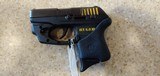 USED RUGER LCP .380 ACP OWNER COLORED LETTERING YELLOW WILL CLEAN OFF WITH SOME EFFORT PRICED ACCORDINGLY WITH FREE BOX OF AMMO - 1 of 11