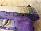 NEW SCCY CPX 1 SS 9MM 10ROUND PURPLE AND STAINLESS - 3 of 8