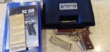 Slightly used Beretta Model 92 SB 9MM Original Box Very Clean - 1 of 16