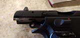 Used CZ75B 40 cal S&W very good shape with extra mag box and manuals - 13 of 18