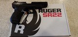 Used Ruger SR22 22LR original box extra magazine very good condition - 4 of 16