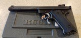 Used Ruger MKII 22LR with original hard plastic case, lock and manual - 6 of 19