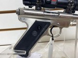 Used Ruger Mark II 22LR with Scope good condition - 6 of 8