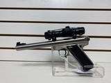 Used Ruger Mark II 22LR with Scope good condition - 1 of 8