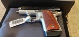 New Kimber Micro 9 Two Tone Black and Silver Rosewood Grip - 2 of 17