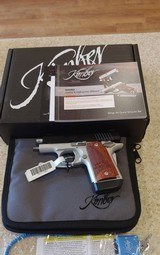 New Kimber Micro 9 Two Tone Black and Silver Rosewood Grip - 3 of 17