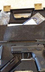 Used CZUSA PO7 40 S&W with case and extras good - 1 of 21