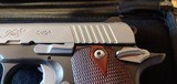 New Kimber Micro 9 2 tone stainless and black, soft zipper case, lock, box new condition - 7 of 11