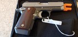 New Kimber Micro 9 2 tone stainless and black, soft zipper case, lock, box new condition - 2 of 11
