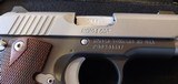New Kimber Micro 9 2 tone stainless and black, soft zipper case, lock, box new condition - 4 of 11
