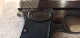 used Baby Browning 25 auto good condition leather case very collectible - 4 of 25