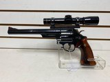 Used Smith and Wesson Model 29 44 Magnum 8" barrel leupold M8-2x Scope very good condition - 1 of 6