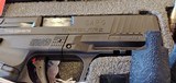 New SAR9 Blue 9mm , Hard Plastic Case, grip adjusters, 2 -17 magazines, lock , manual, extras see photos new condition - 7 of 19