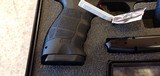 New SAR9 Blue 9mm , Hard Plastic Case, grip adjusters, 2 -17 magazines, lock , manual, extras see photos new condition - 4 of 19