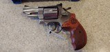 New Smith and Wesson 629 3" barrel 44 Magnum Stainless Steel New Condition in hard plastic case - 1 of 20