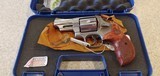 New Smith and Wesson 629 3" barrel 44 Magnum Stainless Steel New Condition in hard plastic case - 19 of 20