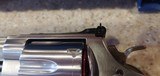 New Smith and Wesson 629 3" barrel 44 Magnum Stainless Steel New Condition in hard plastic case - 9 of 20