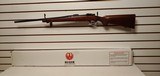 Ruger M77 243 winchester satin Blue Wood 23" barrel unfired with box - 1 of 21